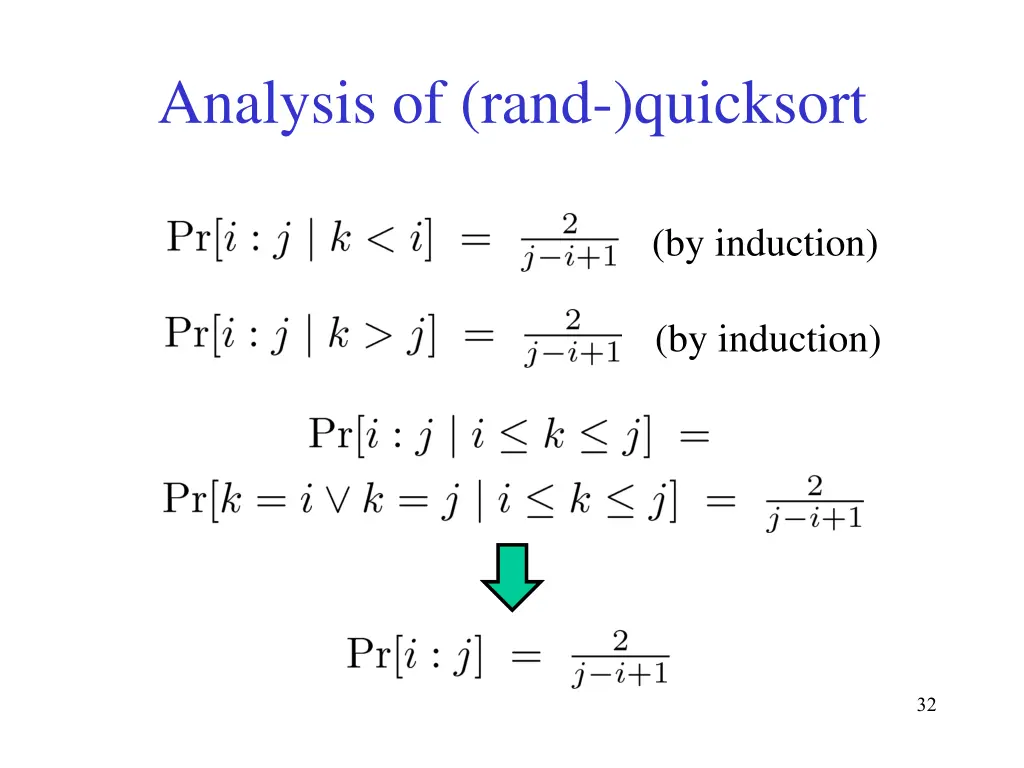 analysis of rand quicksort 4
