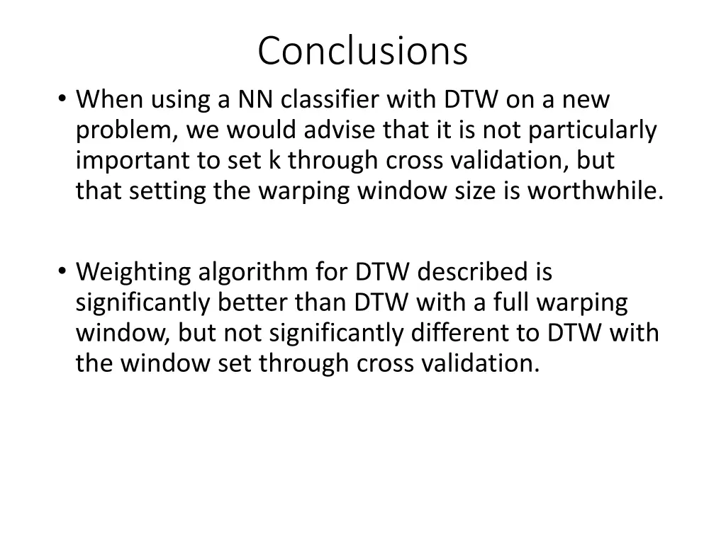 conclusions