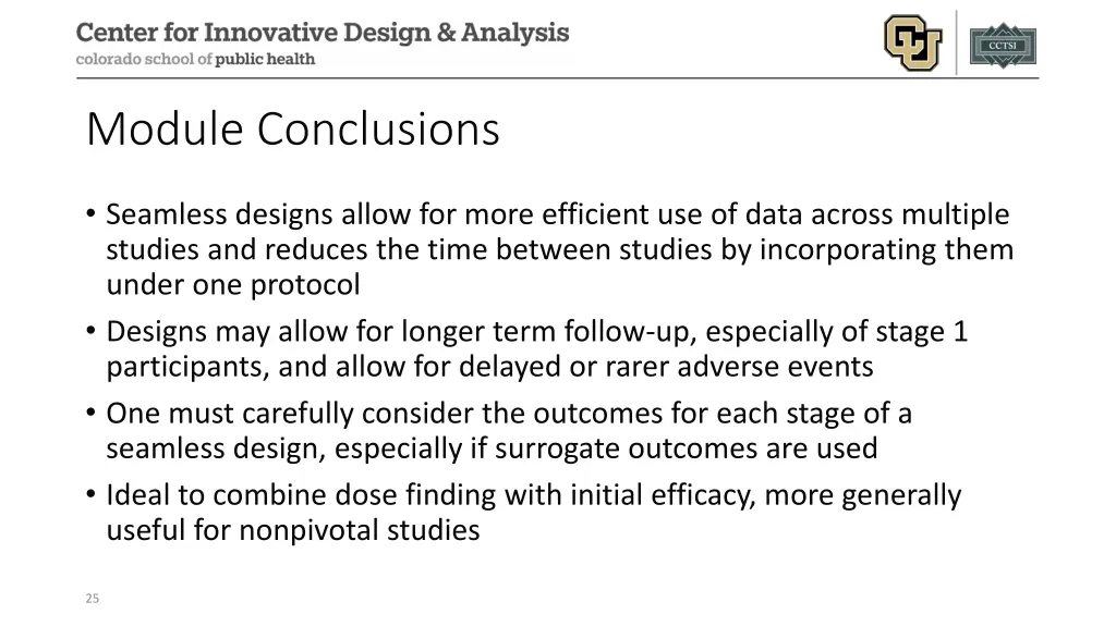 module conclusions