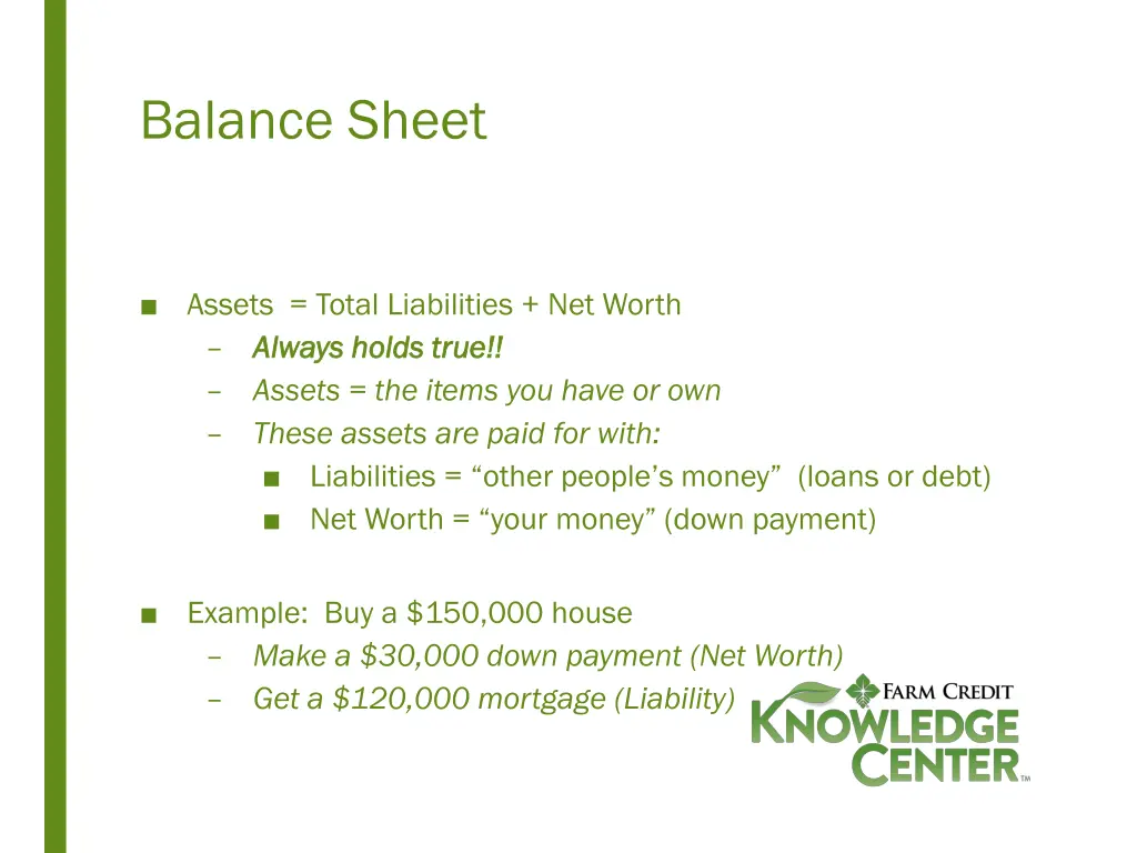 balance sheet 1