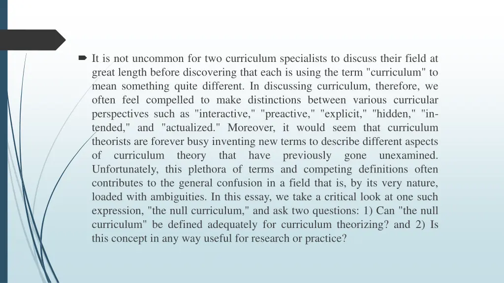 it is not uncommon for two curriculum specialists