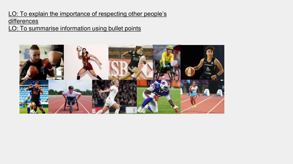 lo to explain the importance of respecting other 1