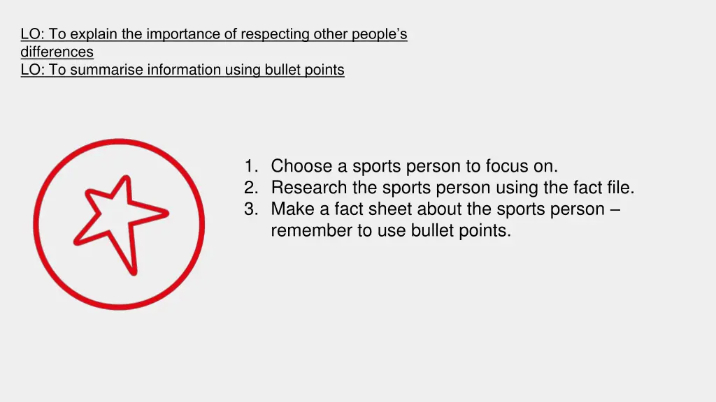 lo to explain the importance of respecting other 7
