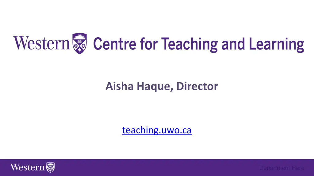 aisha haque director