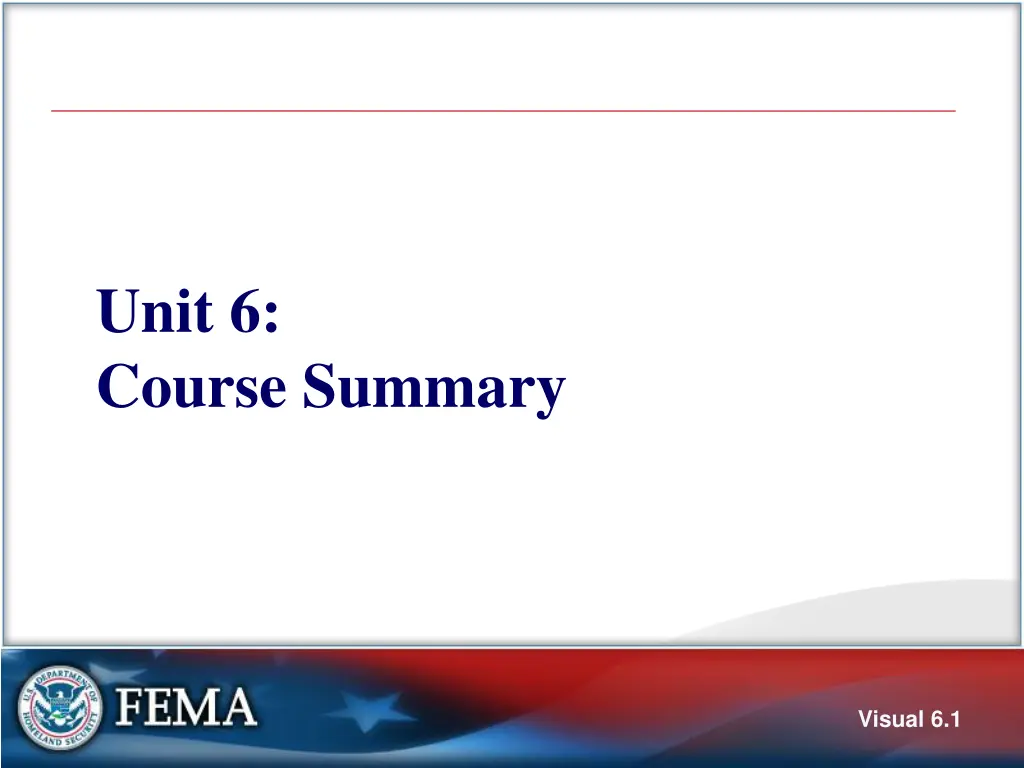unit 6 course summary