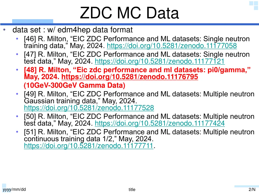 zdc mc data