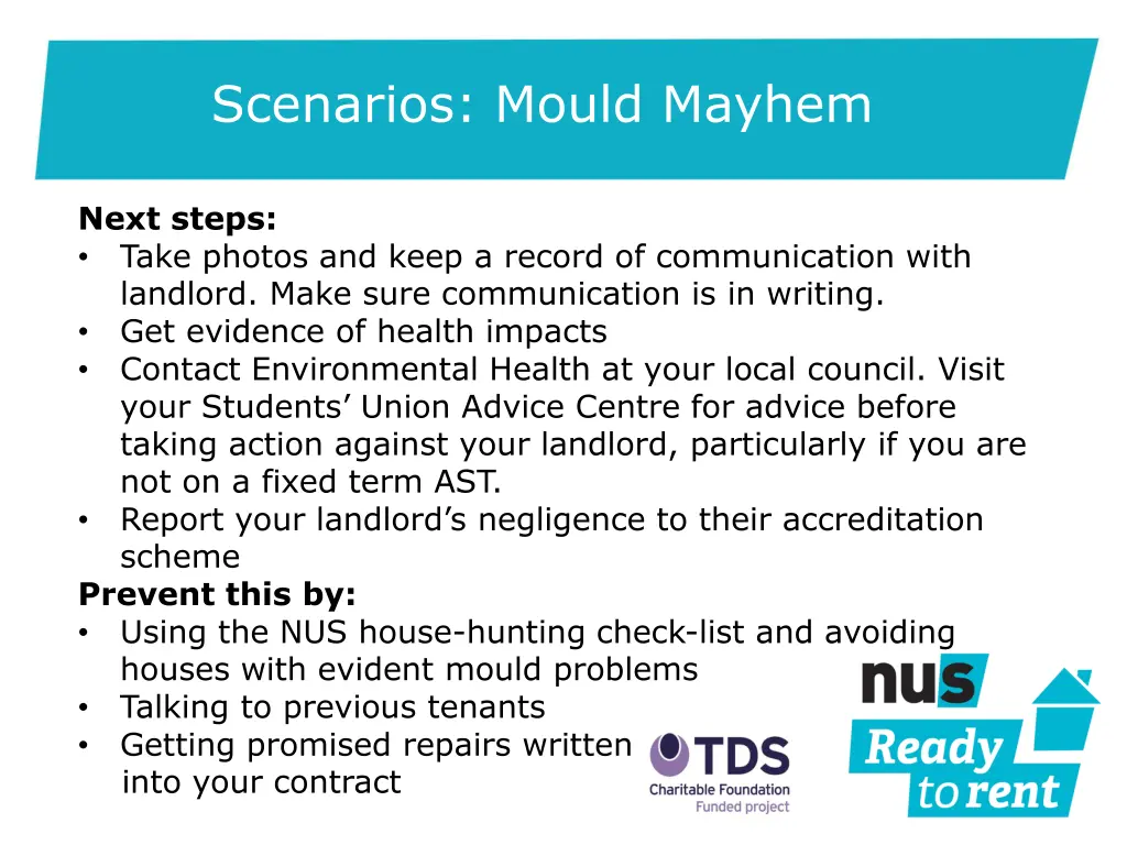scenarios mould mayhem