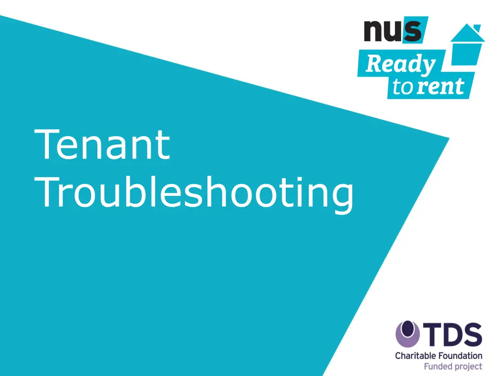 tenant troubleshooting