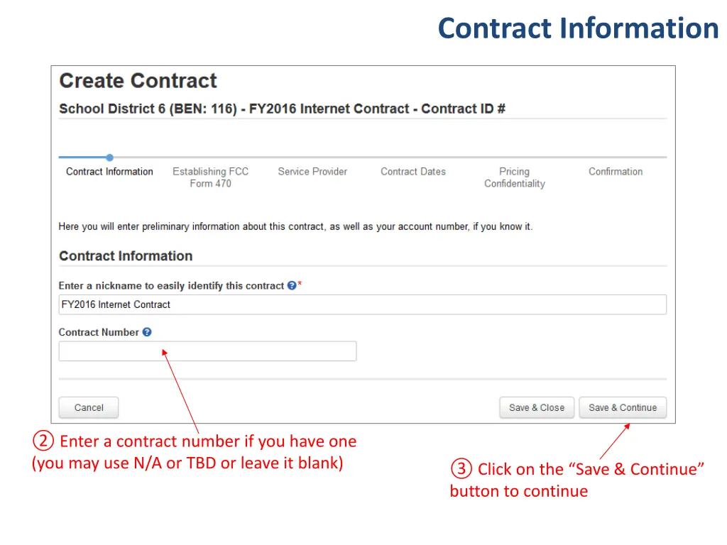 contract information 2