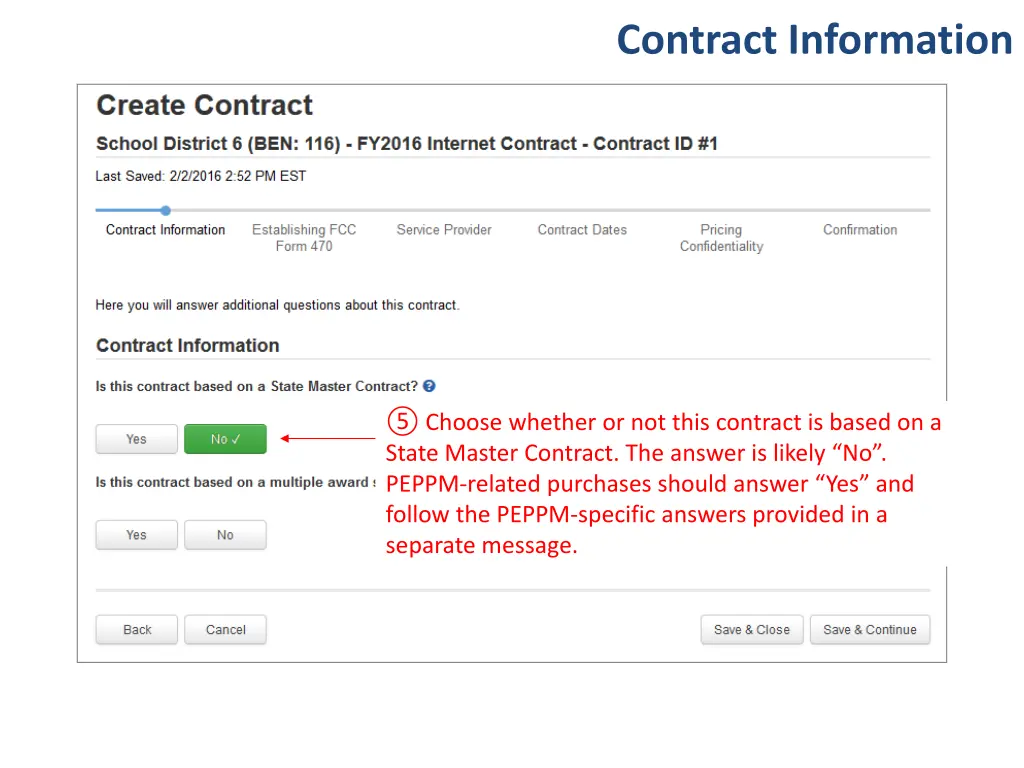 contract information 7