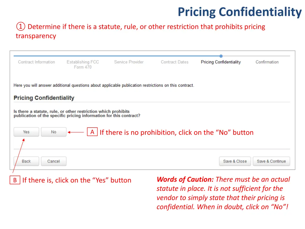 pricing confidentiality 1