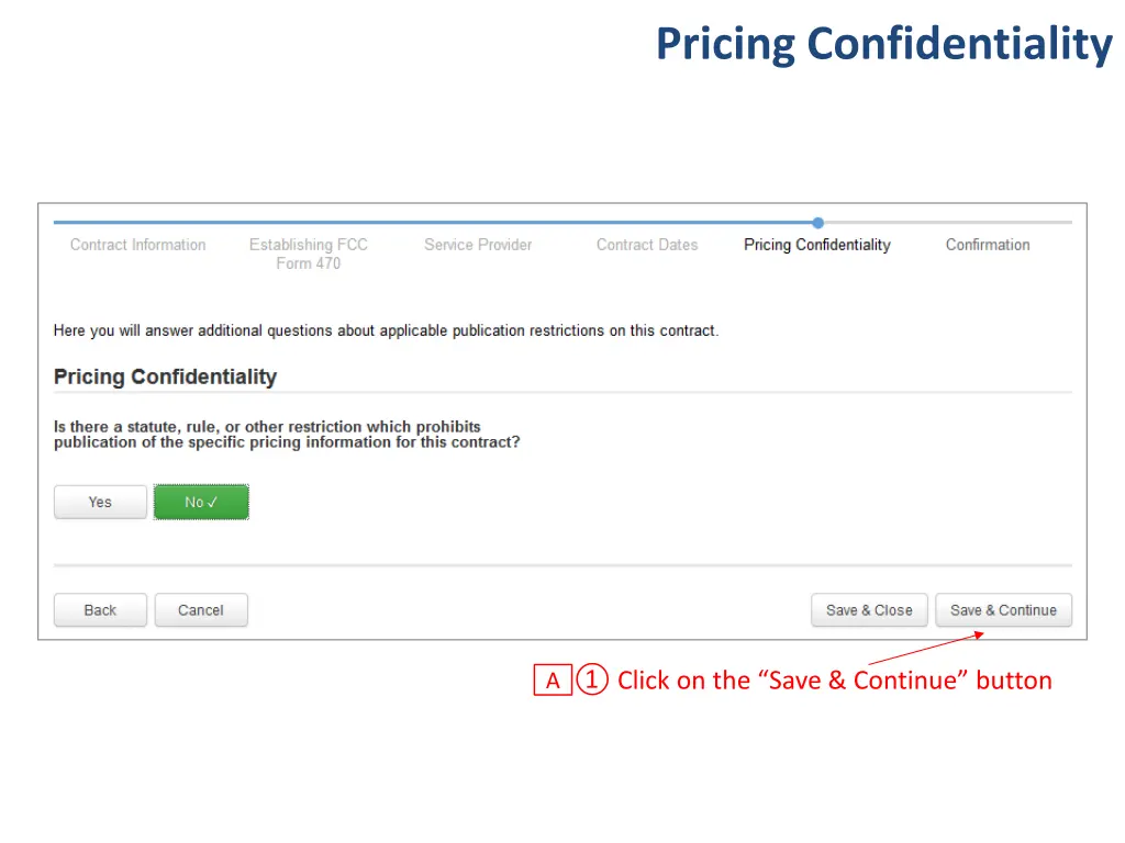 pricing confidentiality 2