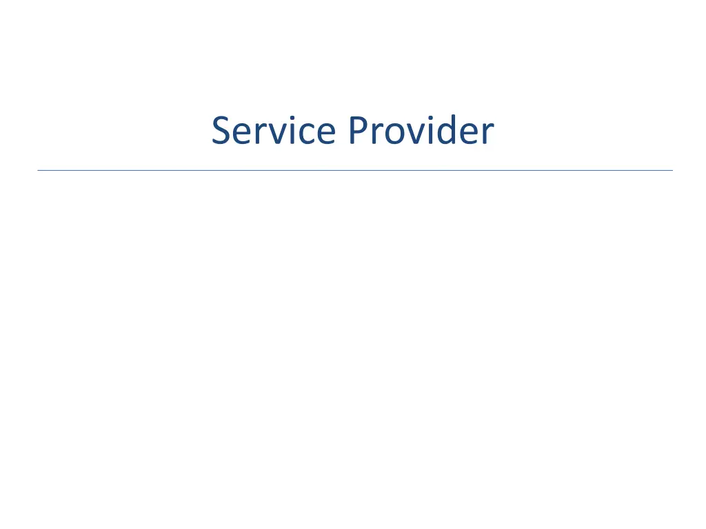 service provider