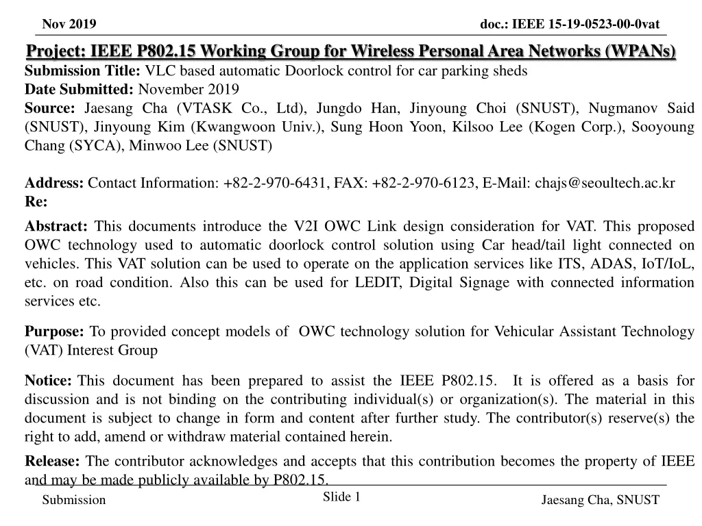 nov 2019 project ieee p802 15 working group