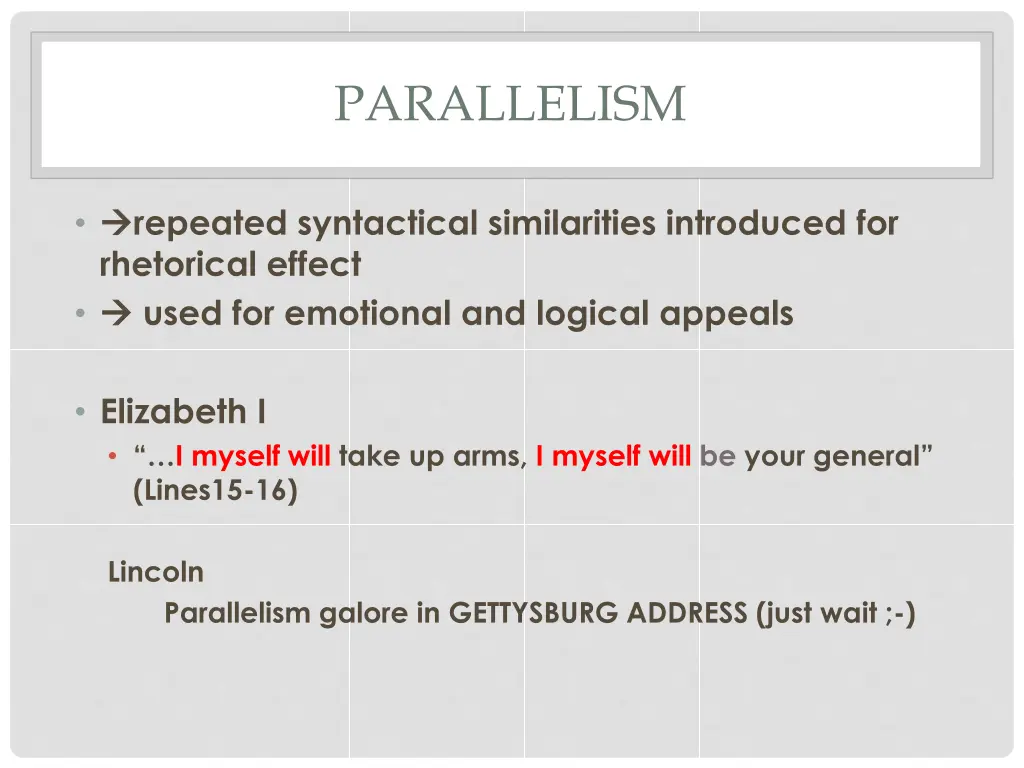 parallelism
