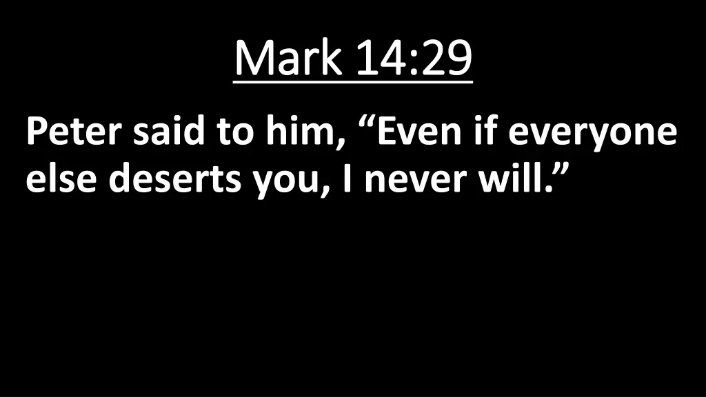 mark 14 29 mark 14 29