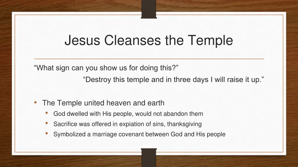 jesus cleanses the temple 1