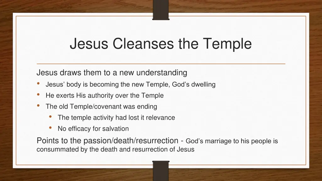 jesus cleanses the temple 2