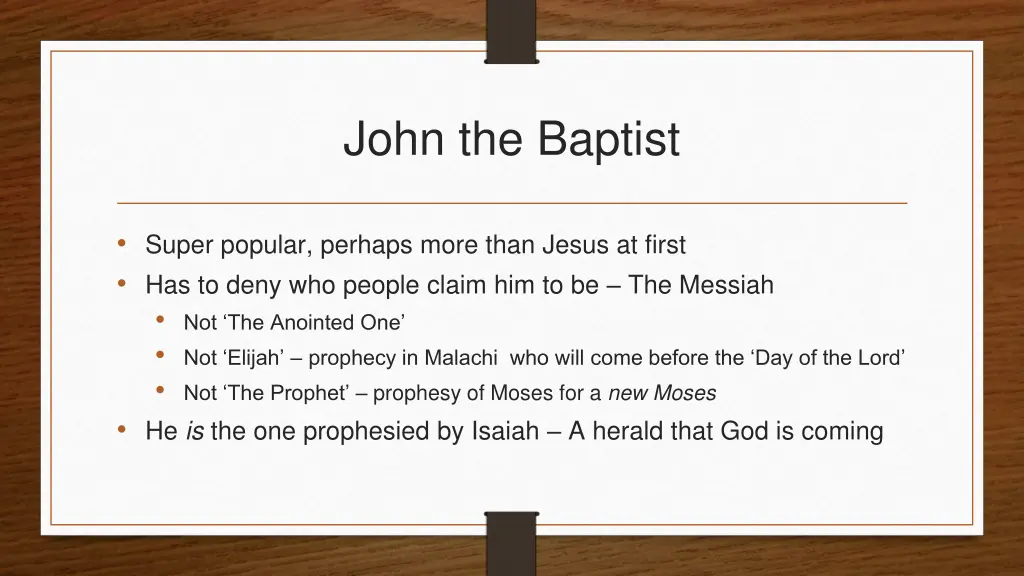 john the baptist