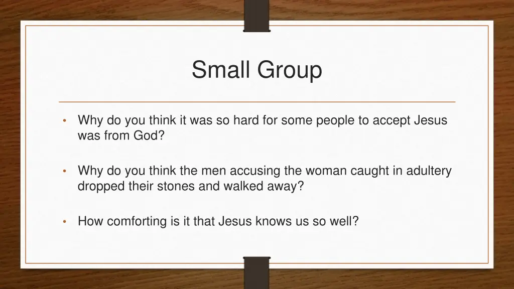 small group