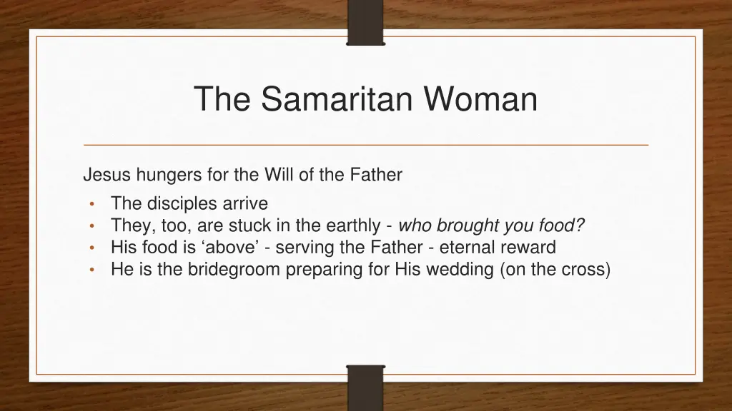 the samaritan woman 3
