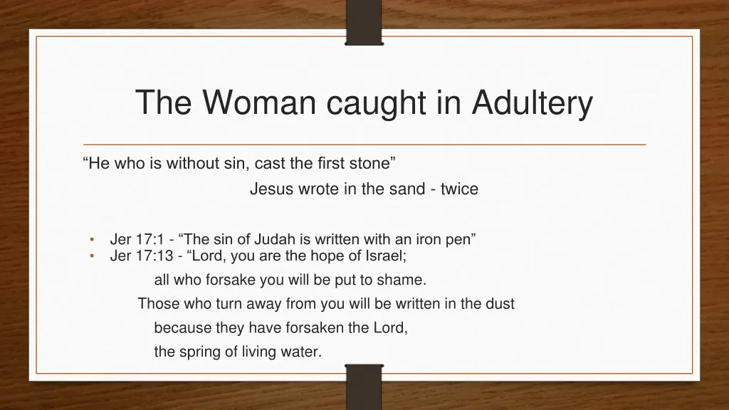the woman caught in adultery 1