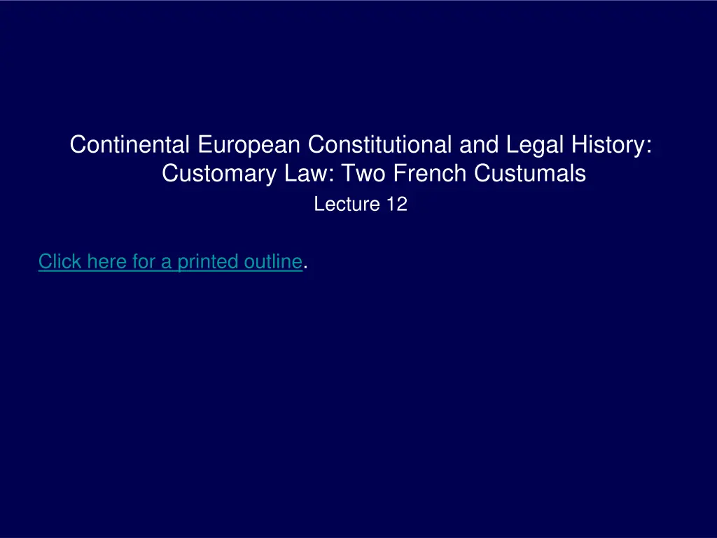 continental european constitutional and legal