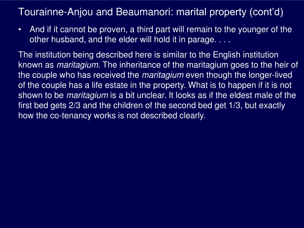 tourainne anjou and beaumanori marital property 4