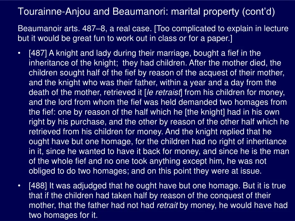 tourainne anjou and beaumanori marital property 7