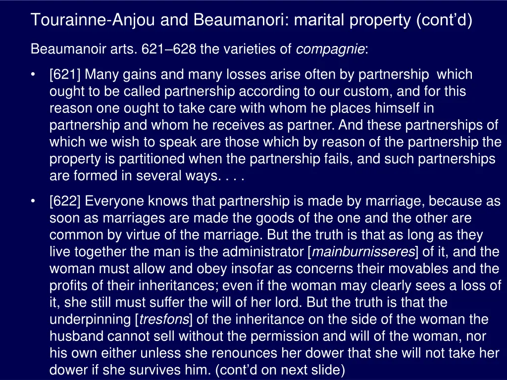 tourainne anjou and beaumanori marital property 8