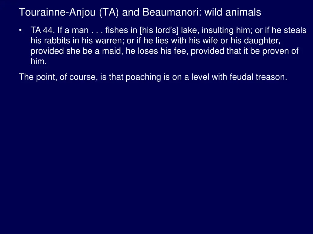 tourainne anjou ta and beaumanori wild animals