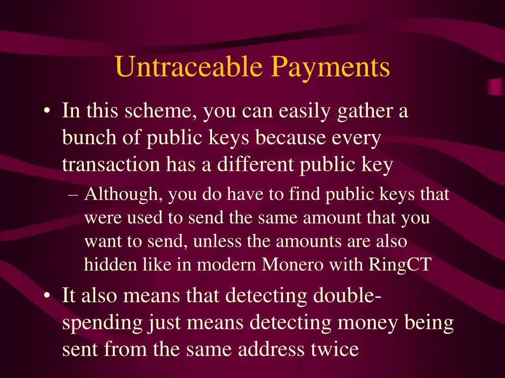 untraceable payments 2