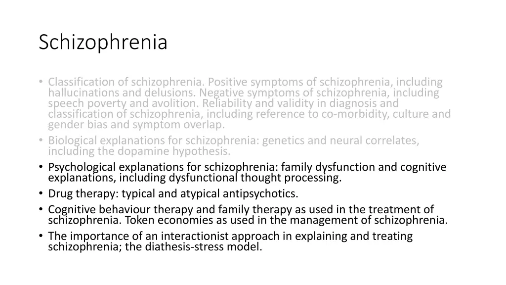 schizophrenia 1