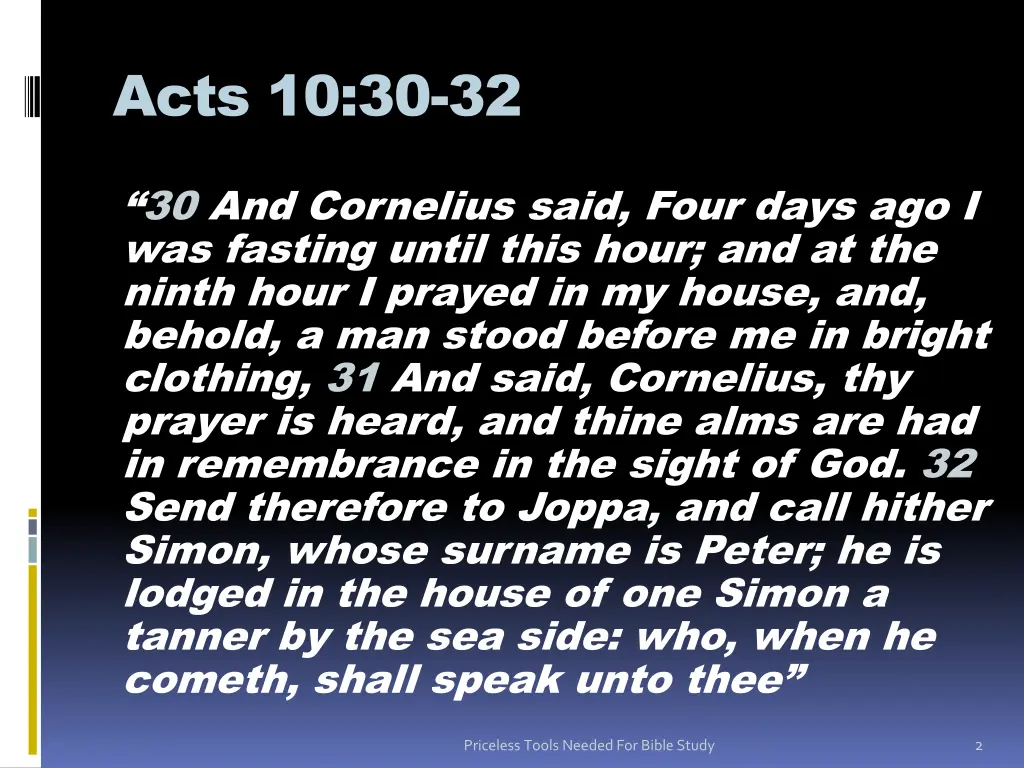 acts 10 30 32