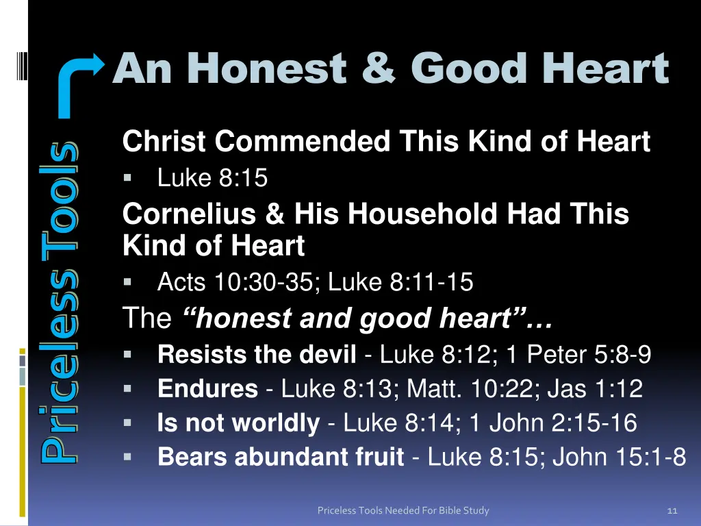 an honest good heart