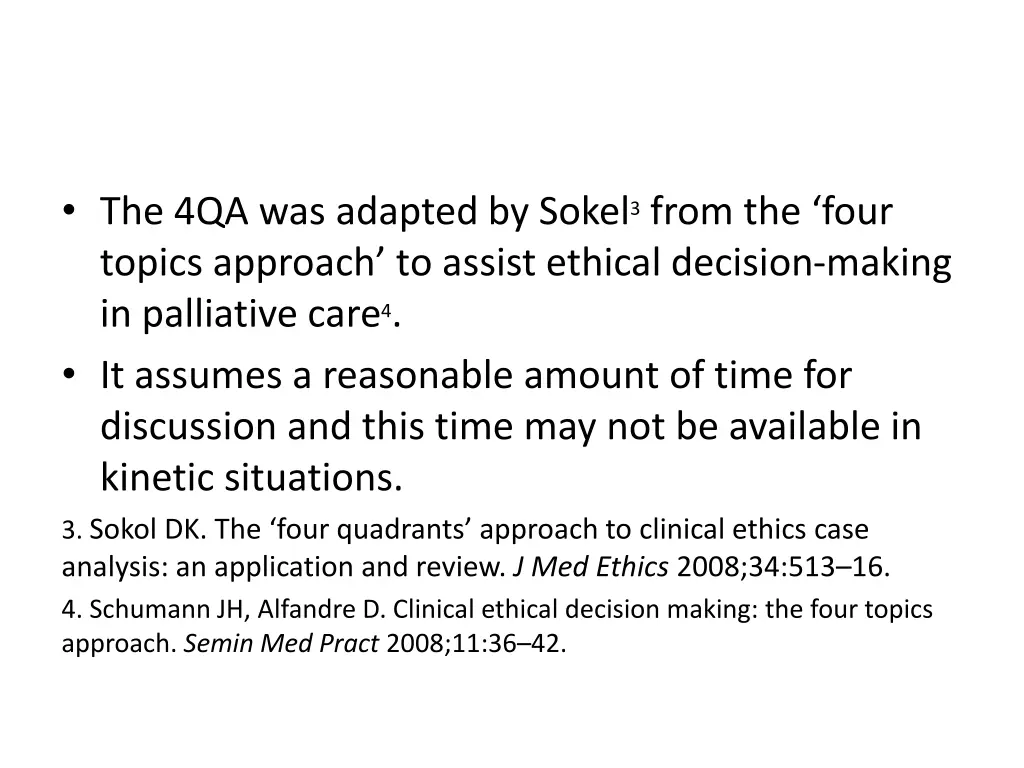 the 4qa was adapted by sokel 3 from the four