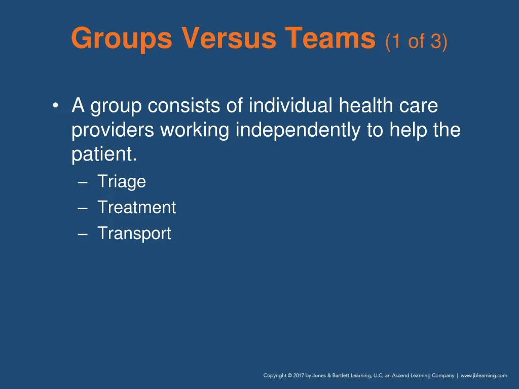 groups versus teams 1 of 3