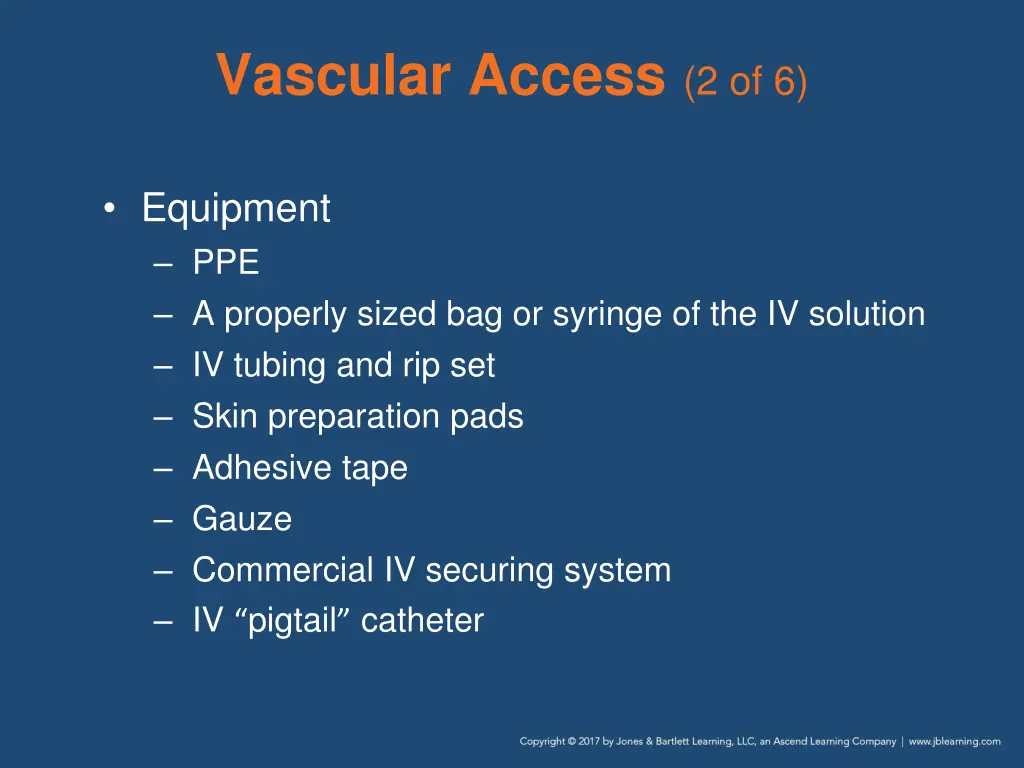 vascular access 2 of 6