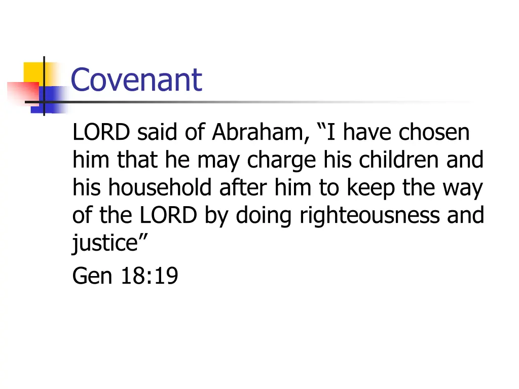 covenant