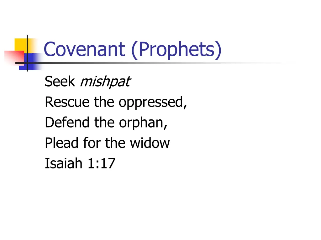 covenant prophets