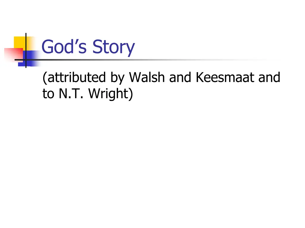 god s story 1