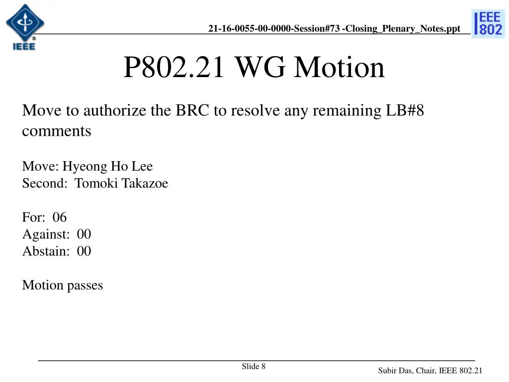 21 16 0055 00 0000 session 73 closing plenary 7