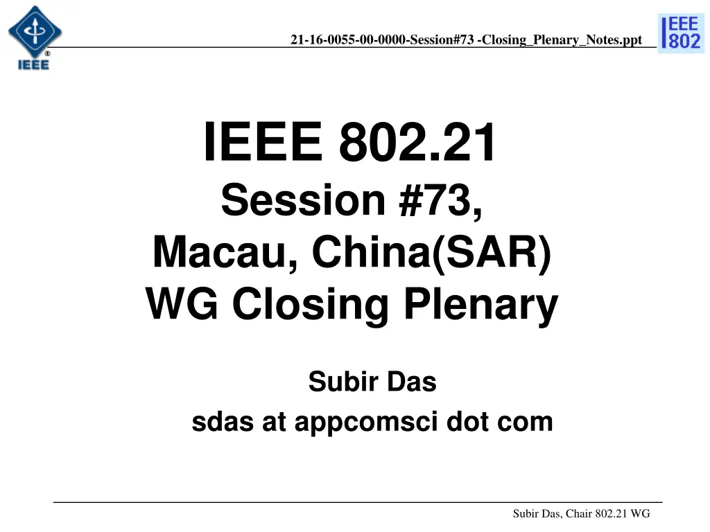 21 16 0055 00 0000 session 73 closing plenary