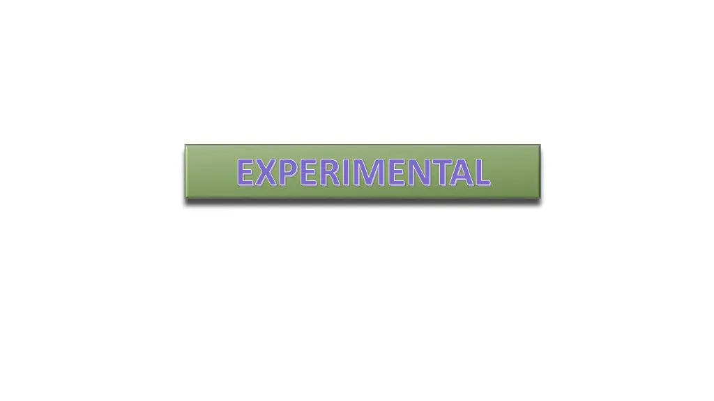 experimental