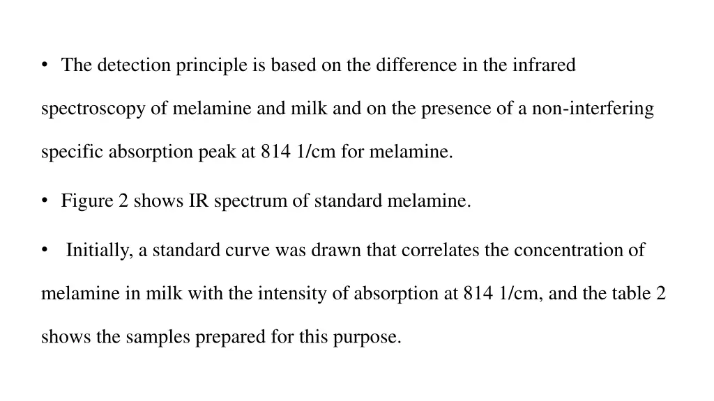 the detection principle is based