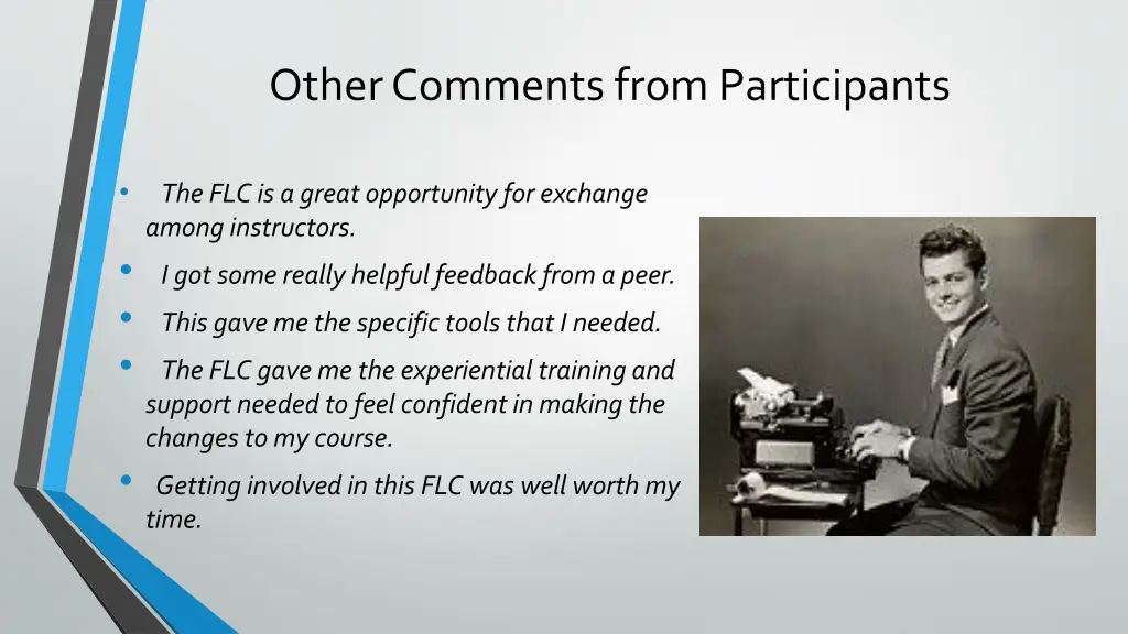 other comments from participants