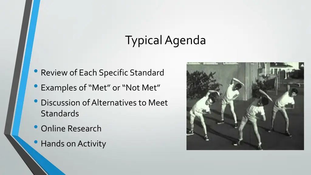 typical agenda