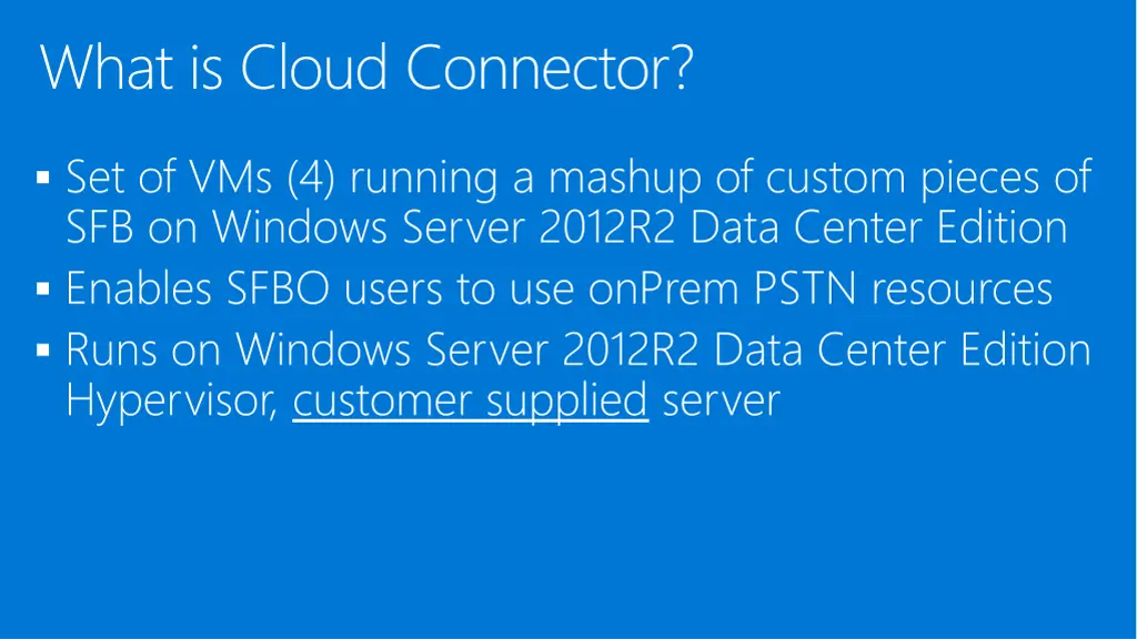 what is cloud connector