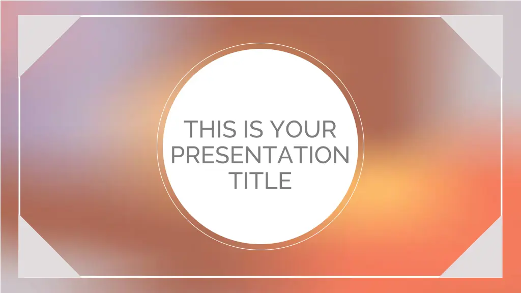 this is your presentation title