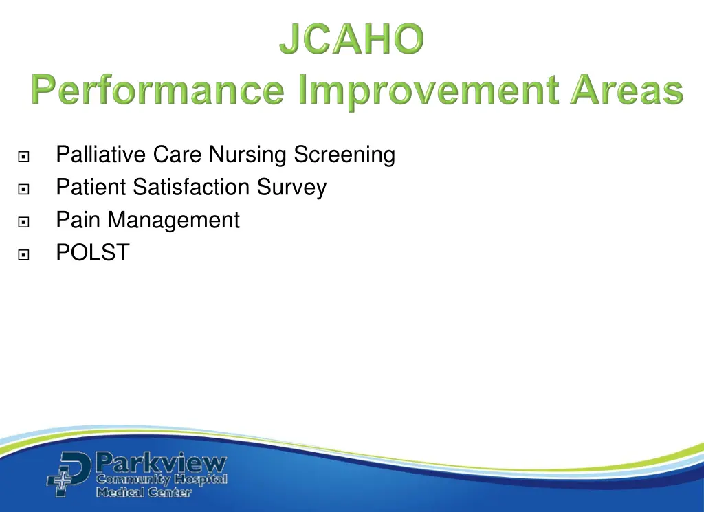 palliative care nursing screening patient